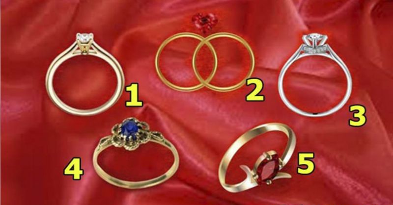Смотрите, какие прекрасные кольца! Выберите одно и узнайте, кто Вы в Любви!