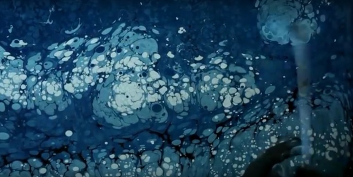 Бесподобная картина на воде Ван Гога «Звездная ночь»! Волшебство!