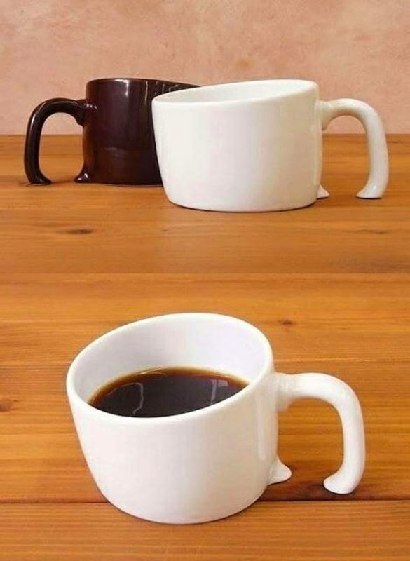 Прикольные чашки для кофе и чая, из которых весело пить напитки