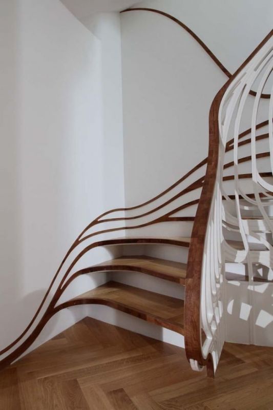 20 невероятных лестниц, построенных в домах