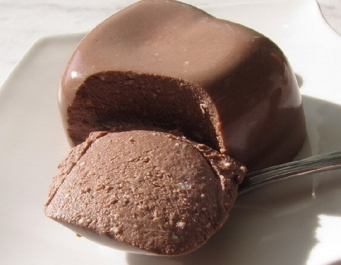Творожное суфле с какао — диетический десерт