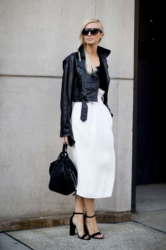 Белая юбка — залог успеха: 10 сногсшибательных образов на любой вкус
