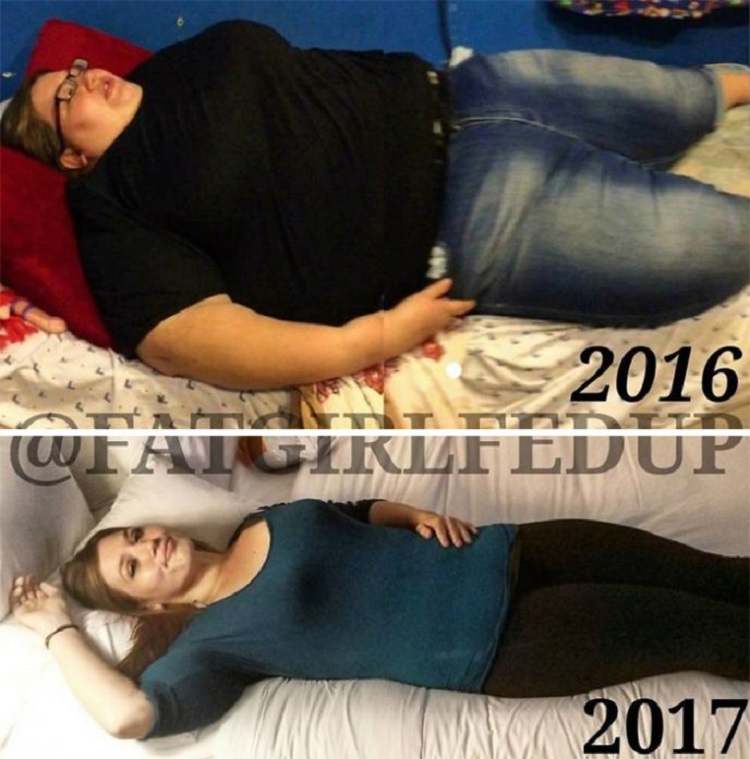 Пара доказала — всё возможно, если есть мотивация. Они вместе за год похудели на 175 кг и воссоздали старые фото, чтобы сравнить результат