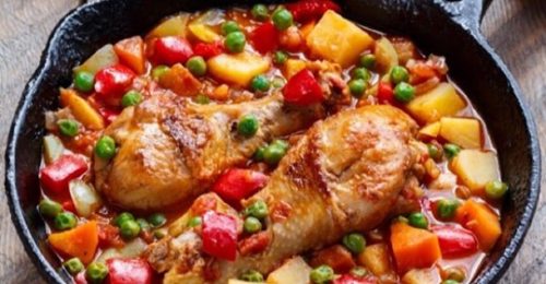 Восхитительное рагу с курицей и овощами «Афритада»