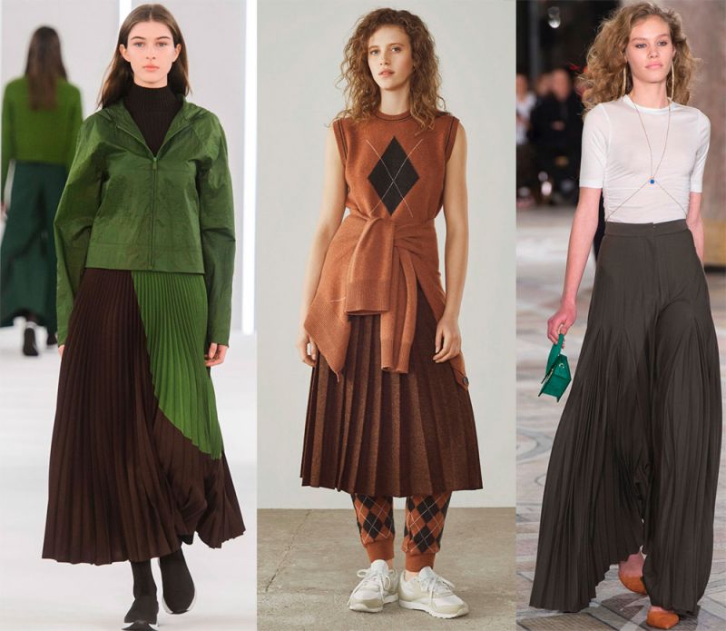 Модные теплые юбки осень-зима 2018-2019
