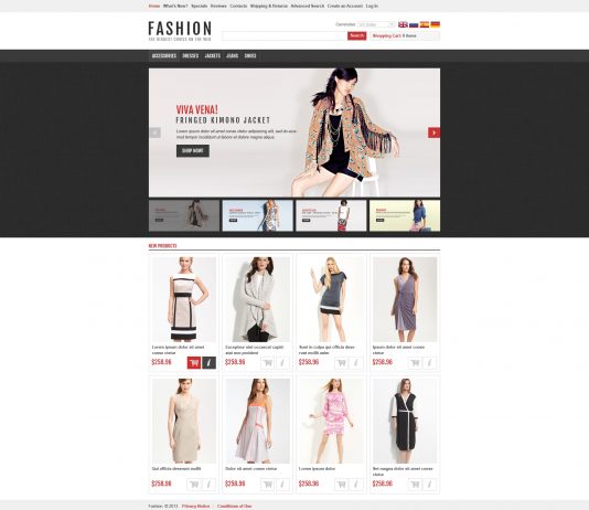 Шаблоны интернет магазинов одежды Шаблоны интернет магазинов одежды